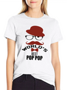 World's Best Pop Pop Lightweight Cotton T-Shirt – Daily Comfort Graphic Shirt
