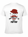 World's Best Pop Pop Lightweight Cotton T-Shirt – Daily Comfort Graphic Shirt