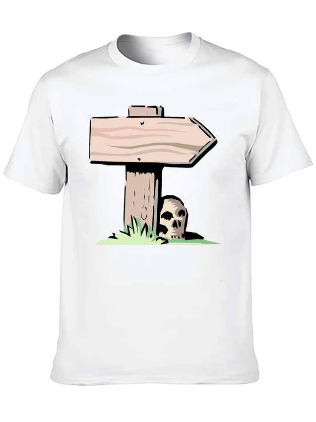 Wrong Way Lightweight Cotton T-Shirt – Daily Comfort Graphic Shirt