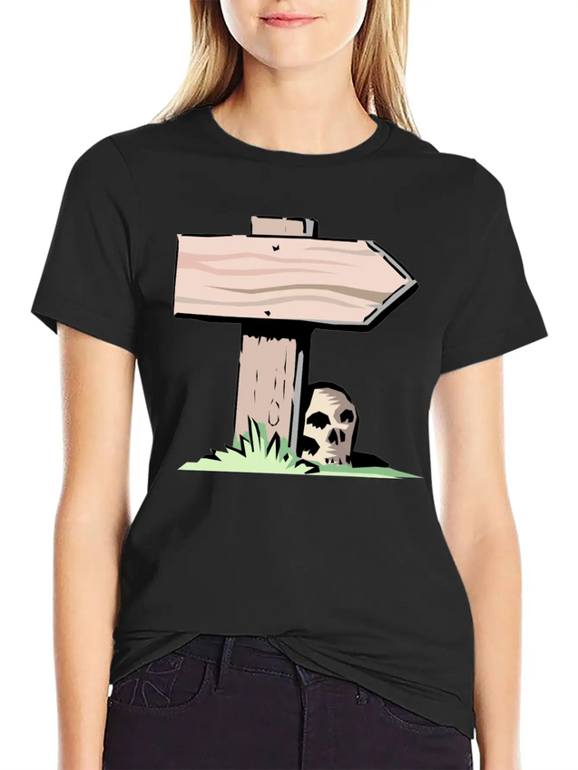 Wrong Way Lightweight Cotton T-Shirt – Daily Comfort Graphic Shirt