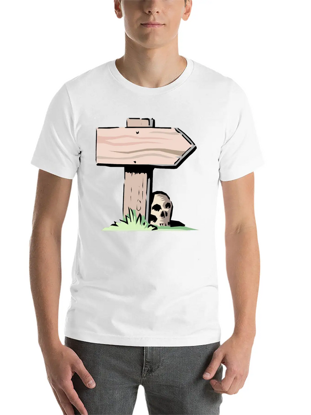 Wrong Way Lightweight Cotton T-Shirt – Daily Comfort Graphic Shirt