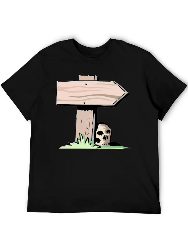 Wrong Way Lightweight Cotton T-Shirt – Daily Comfort Graphic Shirt