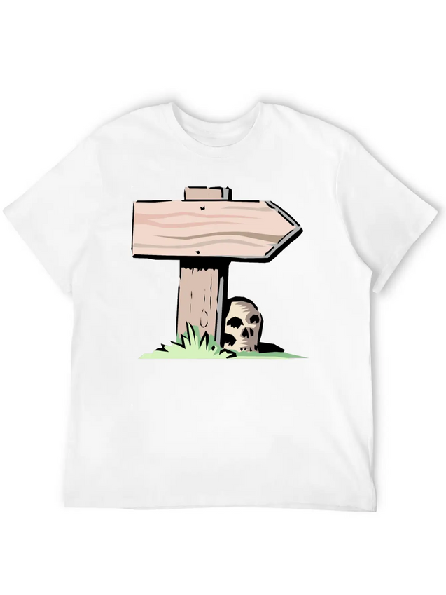 Wrong Way Lightweight Cotton T-Shirt – Daily Comfort Graphic Shirt