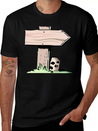 Wrong Way Lightweight Cotton T-Shirt – Daily Comfort Graphic Shirt