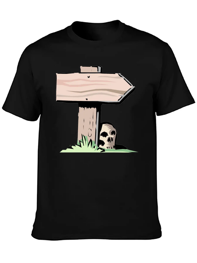 Wrong Way Lightweight Cotton T-Shirt – Daily Comfort Graphic Shirt