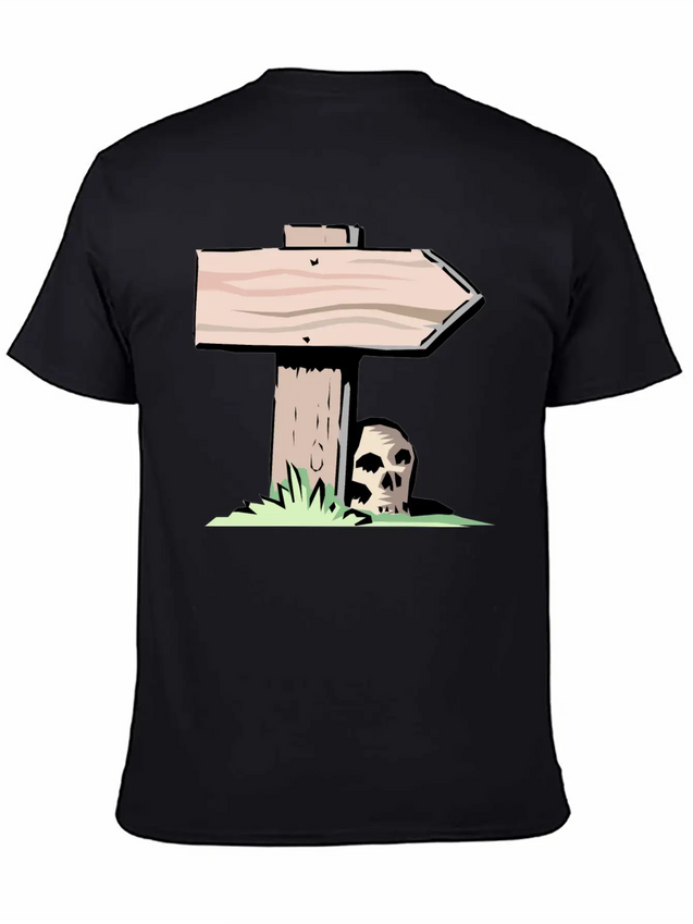 Wrong Way Lightweight Cotton T-Shirt – Daily Comfort Graphic Shirt