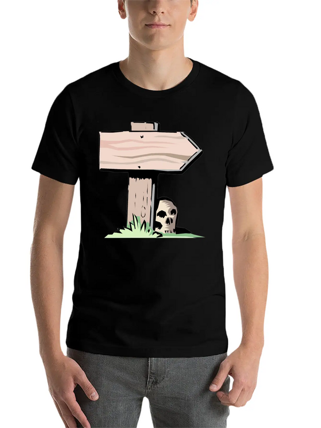 Wrong Way Lightweight Cotton T-Shirt – Daily Comfort Graphic Shirt