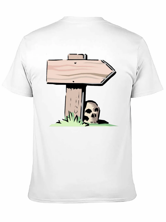 Wrong Way Lightweight Cotton T-Shirt – Daily Comfort Graphic Shirt