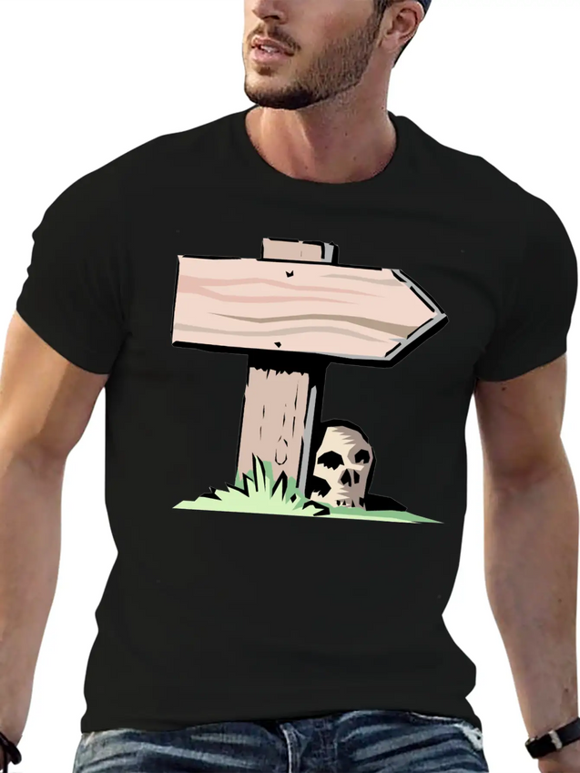 Wrong Way Lightweight Cotton T-Shirt – Daily Comfort Graphic Shirt