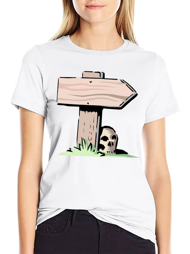 Wrong Way Lightweight Cotton T-Shirt – Daily Comfort Graphic Shirt