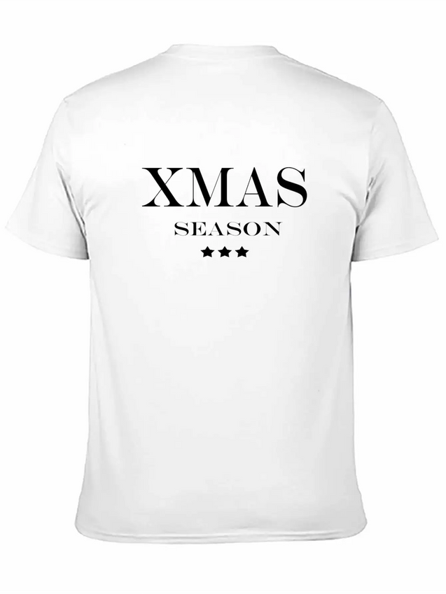 Xmas Season Lightweight Cotton T-Shirt – Daily Comfort Graphic Shirt