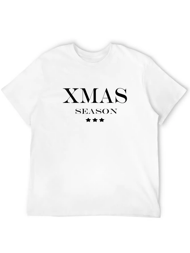 Xmas Season Lightweight Cotton T-Shirt – Daily Comfort Graphic Shirt