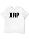 XRP Black Cryptocurrency Digital Blockchain Ripple Lightweight Cotton T-Shirt – Daily Comfort Graphic Shirt