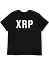 XRP Black Cryptocurrency Digital Blockchain Ripple Lightweight Cotton T-Shirt – Daily Comfort Graphic Shirt