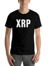 XRP Black Cryptocurrency Digital Blockchain Ripple Lightweight Cotton T-Shirt – Daily Comfort Graphic Shirt