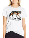Yellowstone Gray Wolf - Home Of The Gray Wolf Lightweight Cotton T-Shirt – Daily Comfort Graphic Shirt