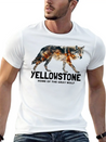 Yellowstone Gray Wolf - Home Of The Gray Wolf Lightweight Cotton T-Shirt – Daily Comfort Graphic Shirt