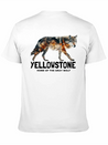 Yellowstone Gray Wolf - Home Of The Gray Wolf Lightweight Cotton T-Shirt – Daily Comfort Graphic Shirt