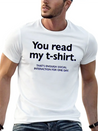 You Read My T-shirt. That's Enough Social Interact Lightweight Cotton T-Shirt – Daily Comfort Graphic Shirt