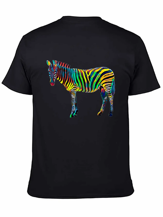 Zebra Cub Design Africa Jungle Party Lightweight Cotton T-Shirt – Daily Comfort Graphic Shirt