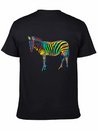 Zebra Cub Design Africa Jungle Party Lightweight Cotton T-Shirt – Daily Comfort Graphic Shirt