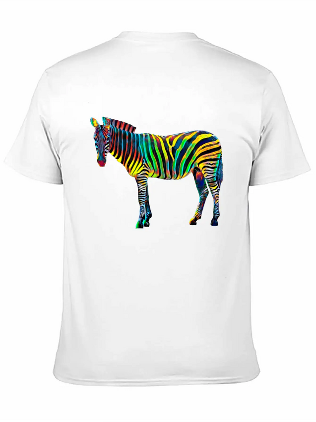 Zebra Cub Design Africa Jungle Party Lightweight Cotton T-Shirt – Daily Comfort Graphic Shirt