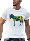 Zebra Cub Design Africa Jungle Party Lightweight Cotton T-Shirt – Daily Comfort Graphic Shirt
