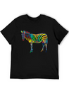 Zebra Cub Design Africa Jungle Party Lightweight Cotton T-Shirt – Daily Comfort Graphic Shirt