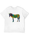 Zebra Cub Design Africa Jungle Party Lightweight Cotton T-Shirt – Daily Comfort Graphic Shirt