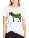 Zebra Cub Design Africa Jungle Party Lightweight Cotton T-Shirt – Daily Comfort Graphic Shirt