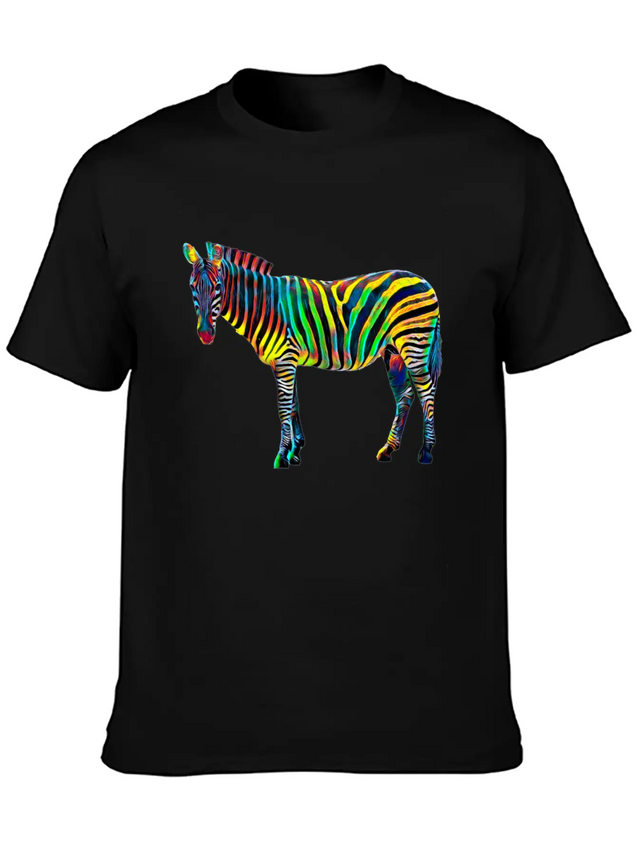 Zebra Cub Design Africa Jungle Party Lightweight Cotton T-Shirt – Daily Comfort Graphic Shirt