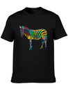 Zebra Cub Design Africa Jungle Party Lightweight Cotton T-Shirt – Daily Comfort Graphic Shirt
