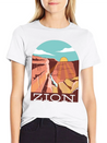 Zion National Park Zion National Park Gift Inspira Lightweight Cotton T-Shirt – Daily Comfort Graphic Shirt