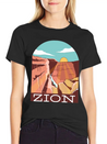 Zion National Park Zion National Park Gift Inspira Lightweight Cotton T-Shirt – Daily Comfort Graphic Shirt