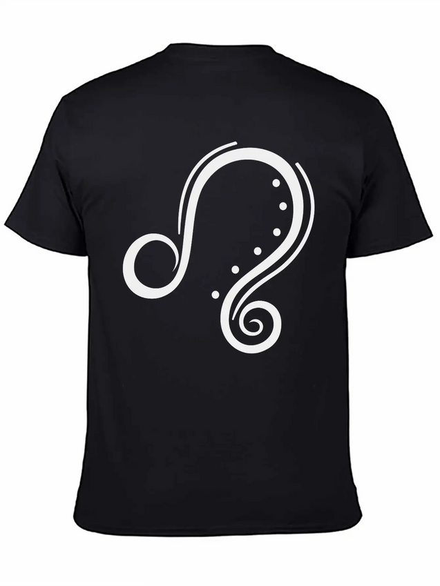 Zodiac Lion Lightweight Cotton T-Shirt – Daily Comfort Graphic Shirt