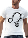 Zodiac Lion Lightweight Cotton T-Shirt – Daily Comfort Graphic Shirt