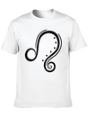 Zodiac Lion Lightweight Cotton T-Shirt – Daily Comfort Graphic Shirt