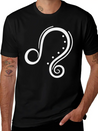 Zodiac Lion Lightweight Cotton T-Shirt – Daily Comfort Graphic Shirt