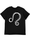Zodiac Lion Lightweight Cotton T-Shirt – Daily Comfort Graphic Shirt