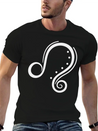 Zodiac Lion Lightweight Cotton T-Shirt – Daily Comfort Graphic Shirt