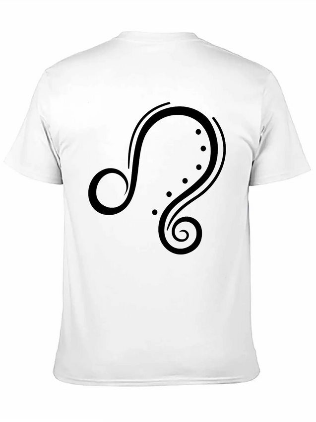 Zodiac Lion Lightweight Cotton T-Shirt – Daily Comfort Graphic Shirt